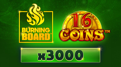 16 Coins Burning Board