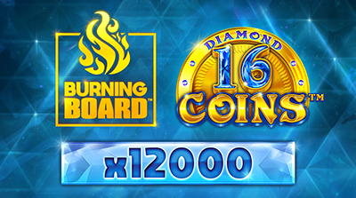 16 Coins Diamond Burning Board