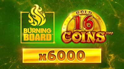 16 Coins Gold Burning Board