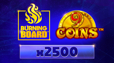 9 Coins Burning Board