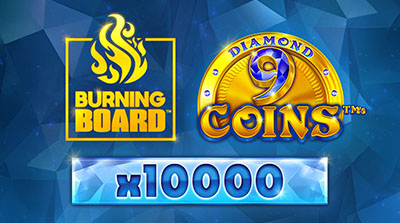 9 Coins Diamond Burning Board